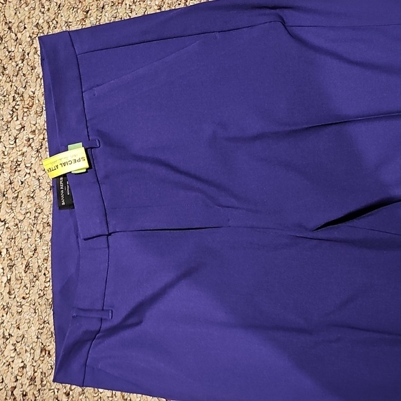 New BANANA REPUBLIC Purple PANTS.....size 14..free Shipping - Picture 2 of 7